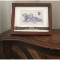 Cupecoy "Woof"  Wooden Picture Frame 6" x 4" - BBL & Co.