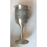 Jacob Rosenthal Jewish Collection Pewter Kiddish Cup   6" Tall. - BBL & Co.