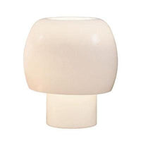 ET2 E20055 Contemporary / Modern Single Light Up Lighting Table Lamp from the Magik Collect, White - BBL & Co.
