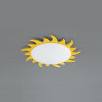 Philips 70614/06/48 Kidsplace Sun Flushmount Ceiling or Wall Light, Yellow - BBL & Co.