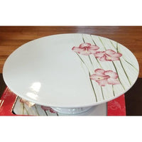 Joseph Sedgh Cake Plate Stripes Flowers - BBL & Co.