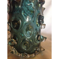Turquoise Crystal Textured Vase - BBL & Co.