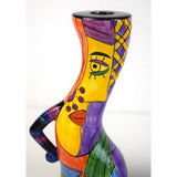 Picasso Style Muzeum Hand-Painted Ceramic Candlesticks - BBL & Co.