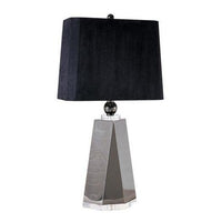 Black Table Lamp Ebony 1-Light Table Lamp ET E20555-70 - BBL & Co.
