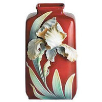 Franz Collection Iris Flower Sculptured Porcelain Vase FZ00559 - BBL & Co.
