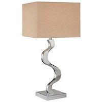 George Kovacs Grey Cross Silk Shade Table Lamp P729077 - BBL & Co.