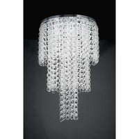 PLC Lighting 34106 PC Polished Chrome Six Light Chandelier from the Cyclops Collection - BBL & Co.