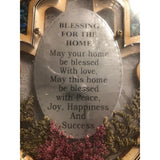 Wooden Home Blessing in English 8..25" x 6.25" - BBL & Co.