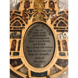 Wooden Business Blessing in English 8." x 6" - BBL & Co.