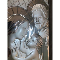 Wall Decor Argenti Preziosi Holy Family Silver 20" x 8"  Made in Italy - BBL & Co.