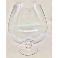 Clear Large Tabletop Vase Handmade Crystal - BBL & Co.