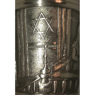 Jacob Collection Yitzi Erps Pewter Bat Mitzvah Kiddush Cup - BBL & Co.