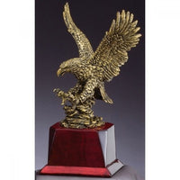 Great American Resin Eagle Statue on Rosewood Base - BBL & Co.