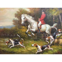 Oil Painting The Hunt 24 x 36 - BBL & Co.