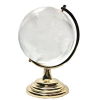 Glass Globus Ball on a Gold Plated Stand - BBL & Co.