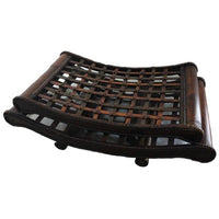 Decorative Faux Wood Curved Tray Set of 2 - BBL & Co.