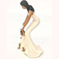 Stunning Ceramic figurine of  Mother ' Love and her young boy - BBL & Co.