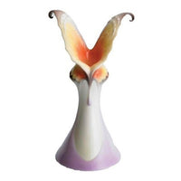 Franz Collection Papillon Butterfly Design Sculptured Porcelain Taper Candle Holder FZ01146 - BBL & Co.