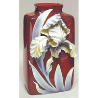Franz Collection Iris Flower Sculptured Porcelain Vase FZ00559 - BBL & Co.