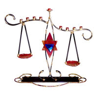 Gary Rosenthal Scales of Justice Menorah - BBL & Co.