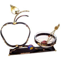 Gary Rosenthal Apple Honey Dish with Spoon - BBL & Co.