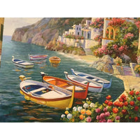 Docked Boats and Flowers - BBL & Co.