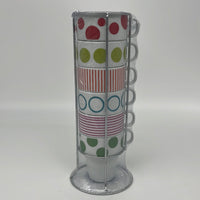 Cappuccino Cups Set of 6  Dots & Stripes