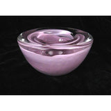 Kosta Boda Crystal Pink Votive Tea Light Candle Holder - BBL & Co.