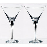 Orrefors Intermezzo, Set of 2 Martini glass, 7 Ounce, Clear - BBL & Co.