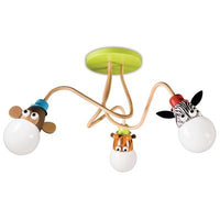 Philips 3 Light Fluorescent Flush Mount Ceiling Fixture from the Kidsplace Collection - BBL & Co.