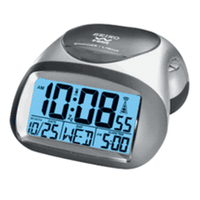 Seiko QHR008SLH  R-Wave Atomic Bedside Alarm                      OUT OF STOCK - BBL & Co.
