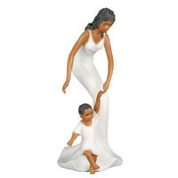Stunning Ceramic figurine of  Mother ' Love and her young boy - BBL & Co.