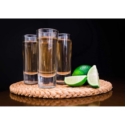 Crystal Vodka Shots Set of 6  Cool Glass Verre Vaso - BBL & Co.