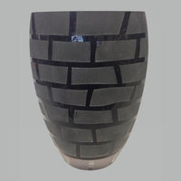 Black Brick  Glass Vase - BBL & Co.
