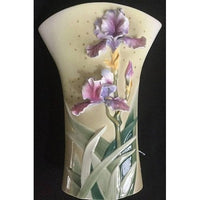 Franz Collection Paradise Calls Iris Grace Design Sculptured Porcelain Large Flower Vase FZ0714 - BBL & Co.
