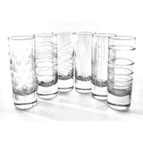 Luminarc Uptown Collection Cut Crystal Vodka Shot Assorted Glasses - BBL & Co.