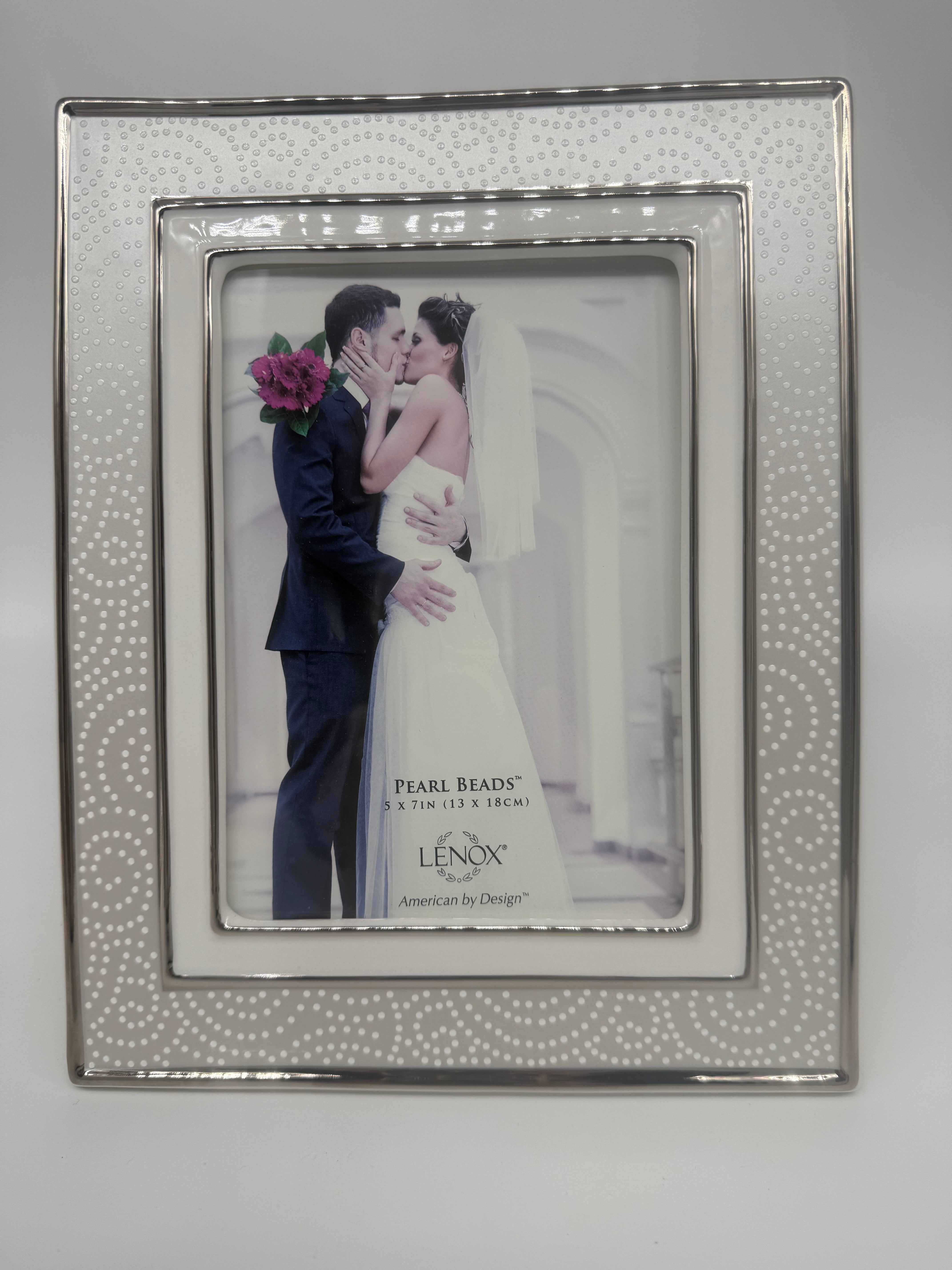 Lenox American by Design Pearl Beads Frame  5x7