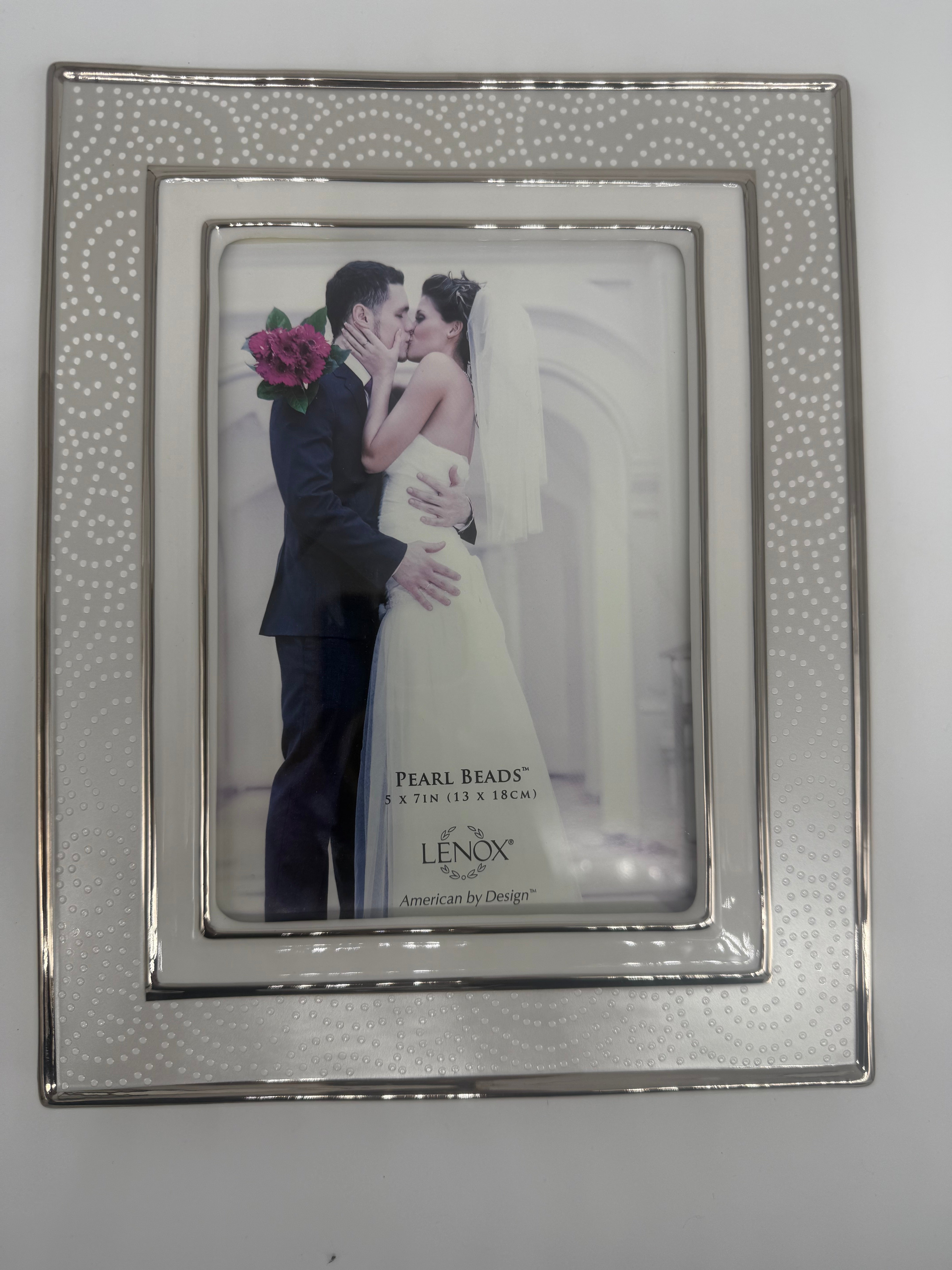 Lenox American by Design Pearl Beads Frame  5x7