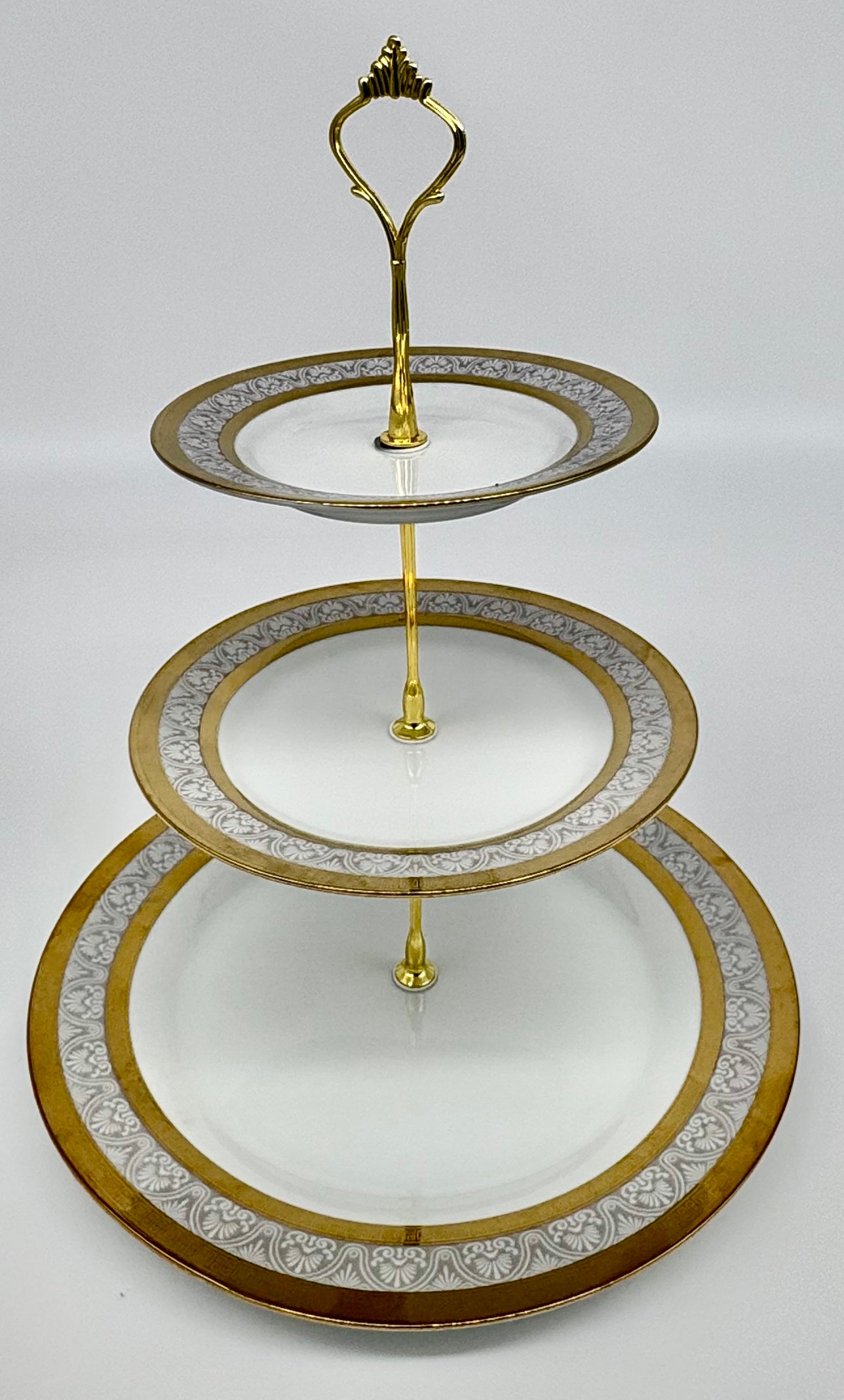 3 Tier Dessert Porcelain Set