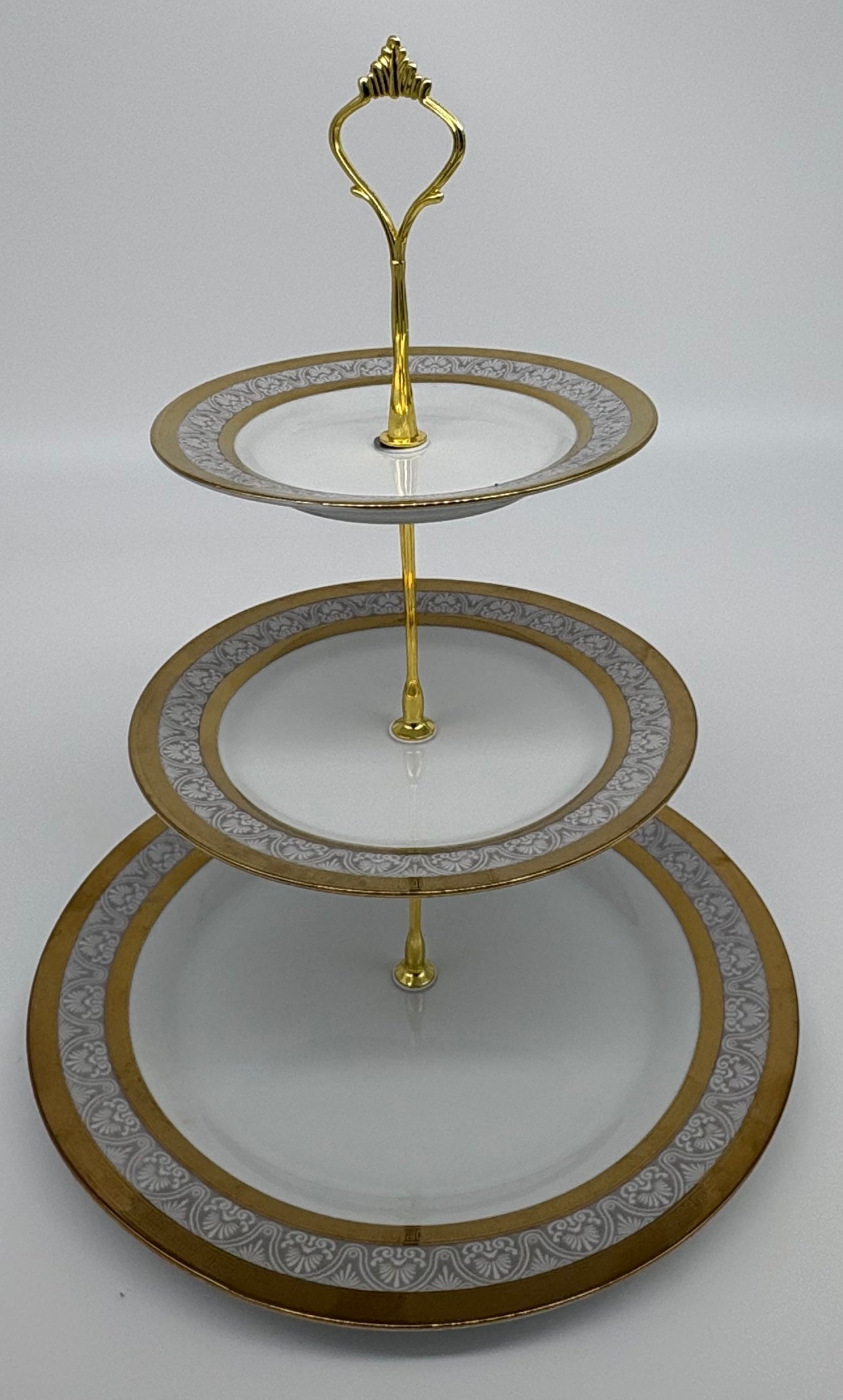 3 Tier Dessert Porcelain Set