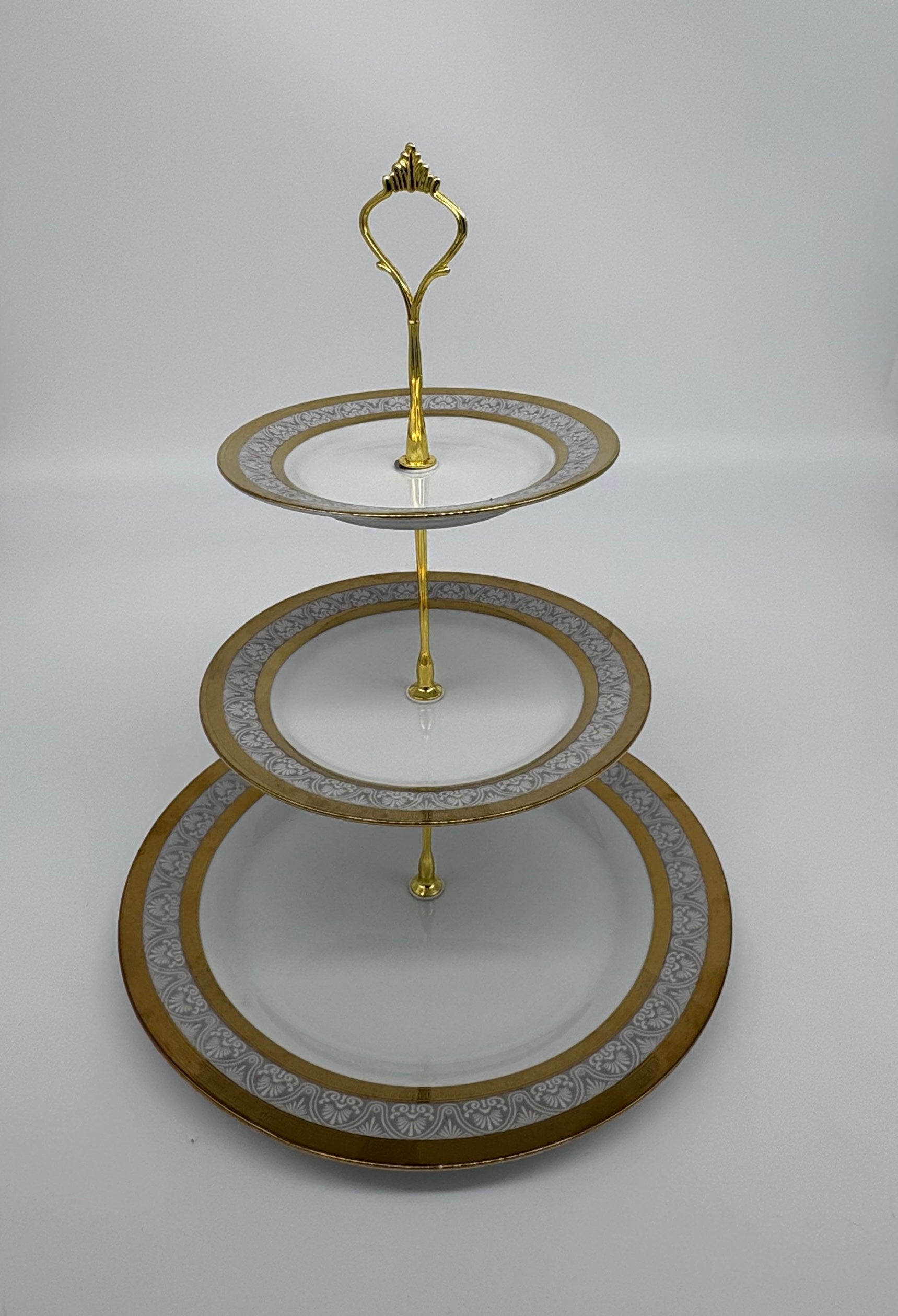 3 Tier Dessert Porcelain Set