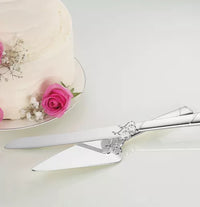 Lenox True Love 2 Piece Silverplated Dessert Set