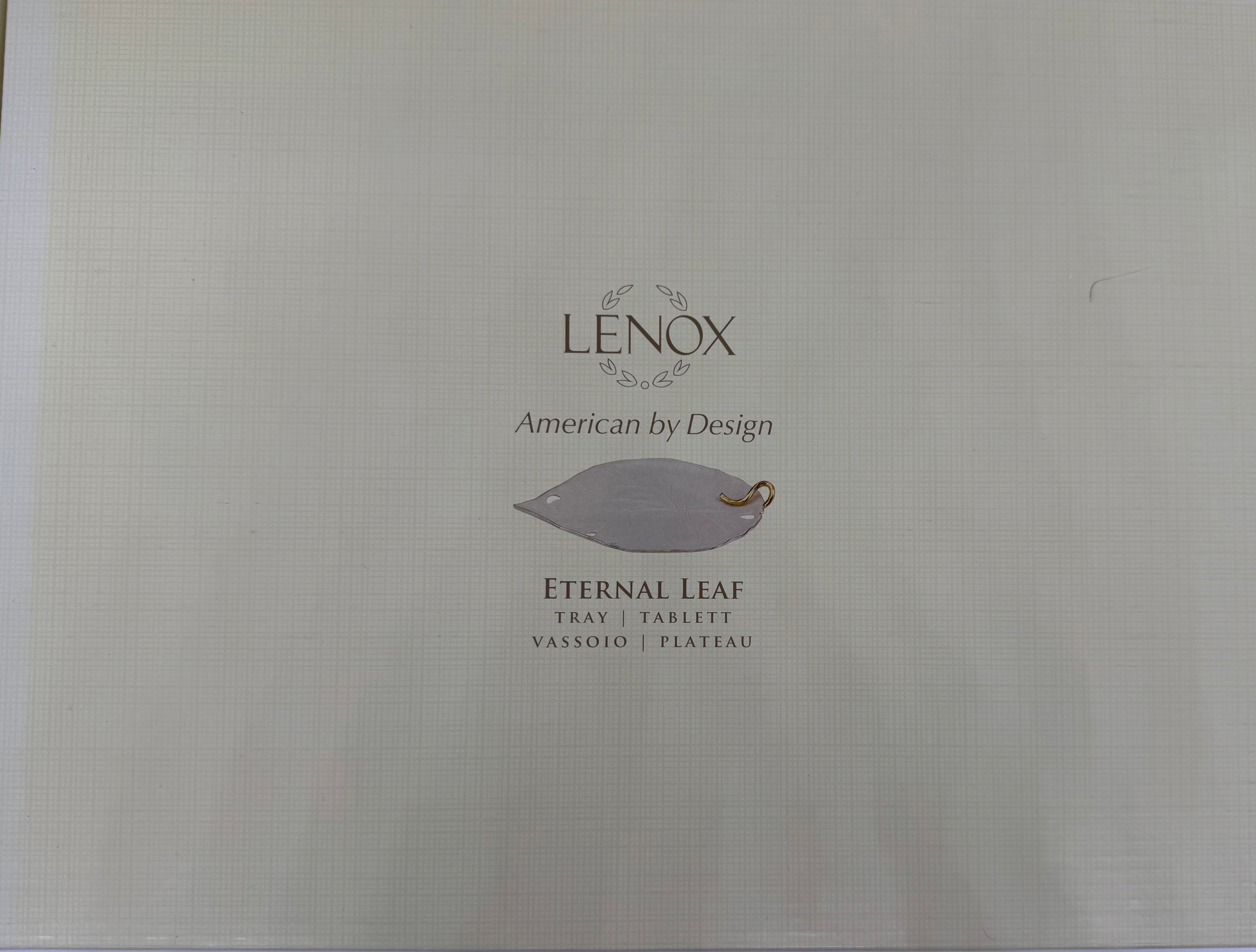 Lenox Eternal Leaf Tray Vassoil