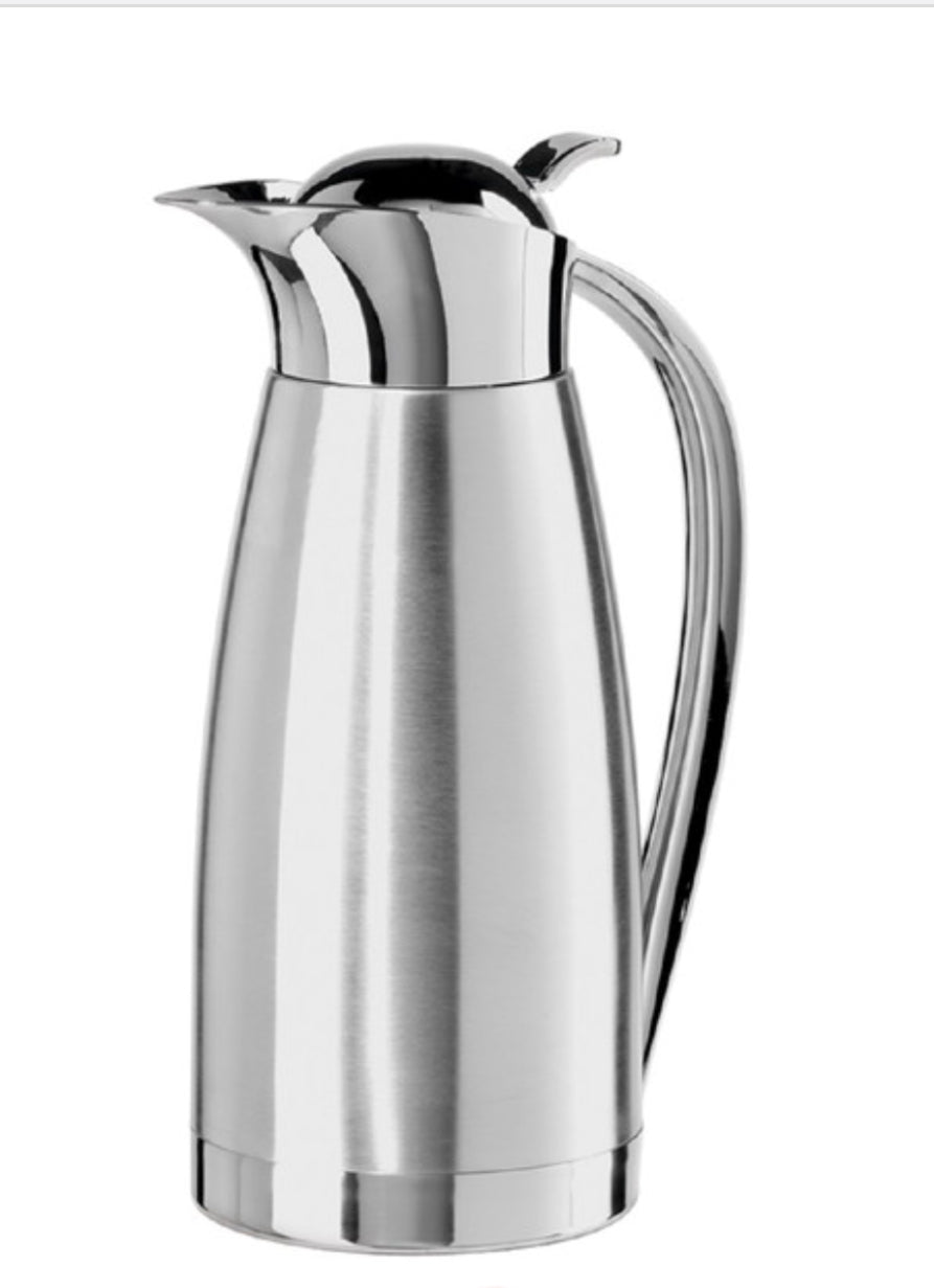 Oggi Clarisa Satin Finish Stainless Steel 54 Ounce Thermal Vacuum Carafe