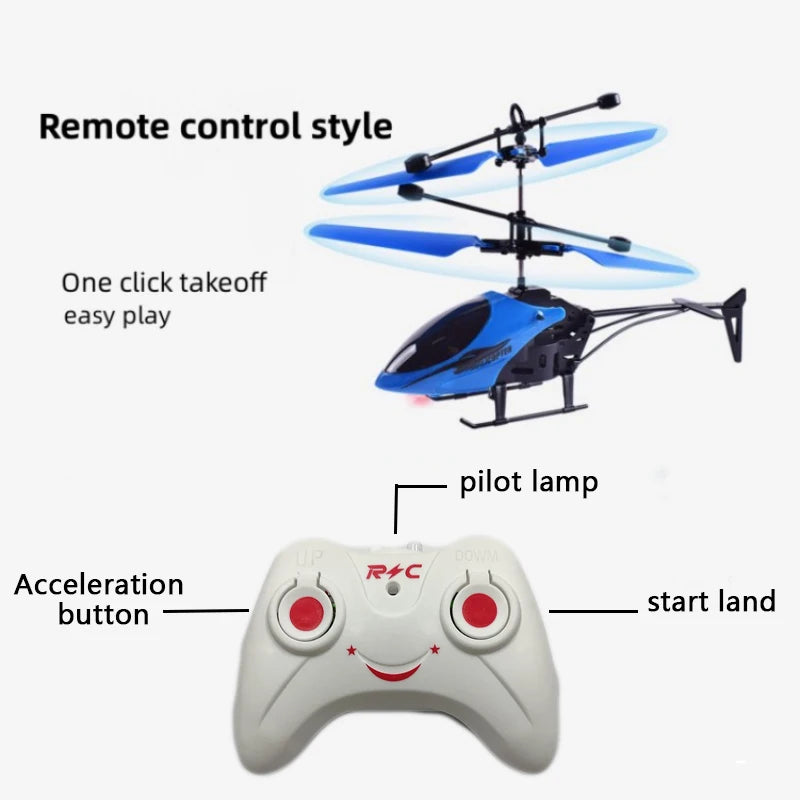 Rechargeable Mini RC Drone Remote Helicopters Toy