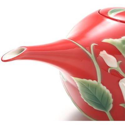 Franz Collection Island Beauty Hibiscus Sculptured Porcelain Teapot FZ00983 - BBL & Co.