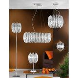 Eglo 89205A Drifter Chandelier Hanging Light, Chrome - BBL & Co.