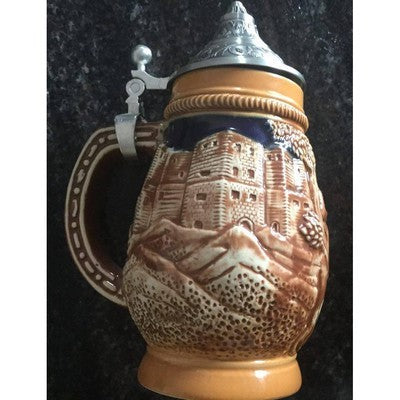 Vintage Beer Stein with Pewter Lid has Koln. Kleiber Rhein Germany Bavaria Cologne - BBL & Co.