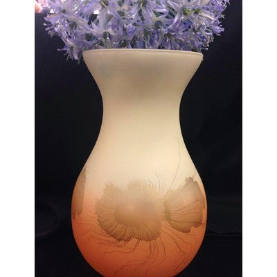 Peach Glass Vase - BBL & Co.