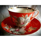 Vintage Giant Malva Porcelain Teacup with Saucer - BBL & Co.